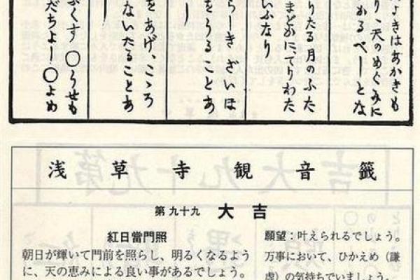 观音灵签第98签解签
