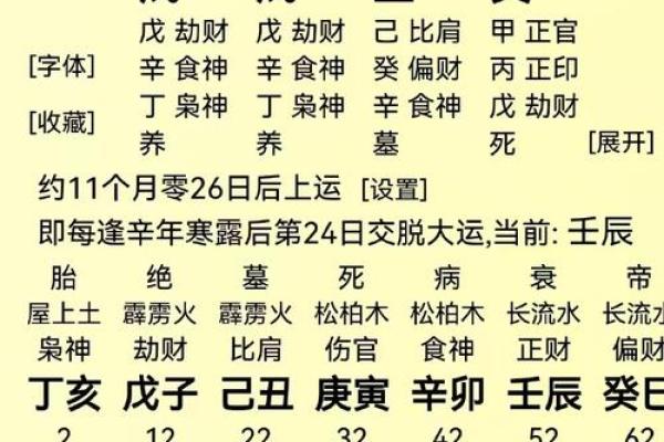 看命运八字