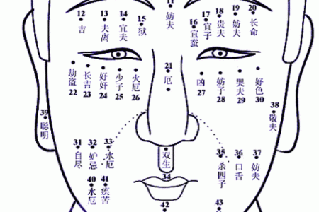 痣相算命，脸部痣相算命口诀