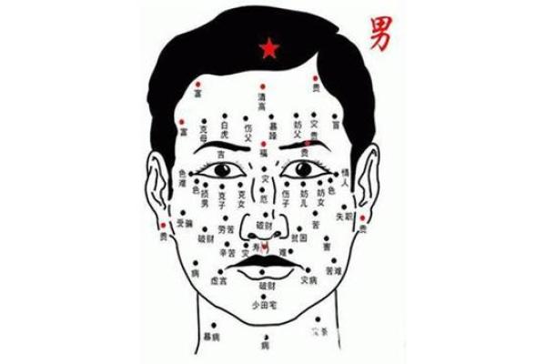 面相黑痣算命图解