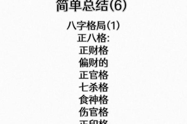 好的八字格局