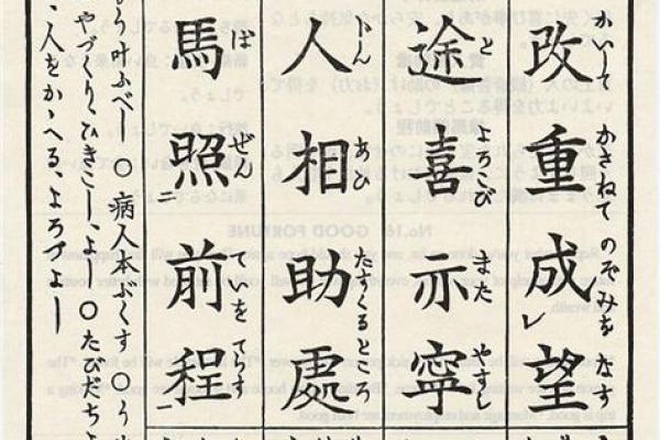 观音灵签1到60首