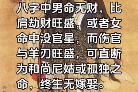 八字无财看妻子