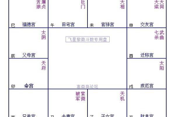 紫薇星左辅右弼入夫妻宫