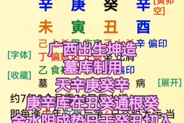 八字墓库定义及具体表现