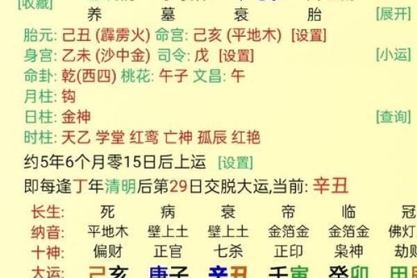 偏财格八字