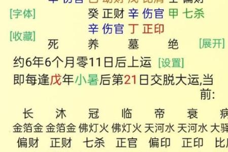 八字算命解释