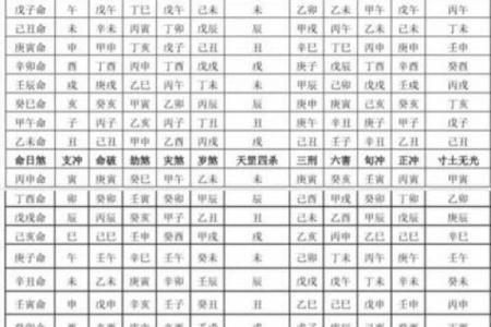 查询八字五行