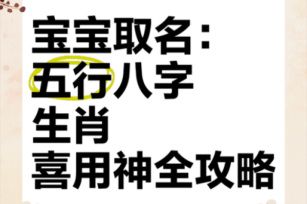 按生辰八字五行起名