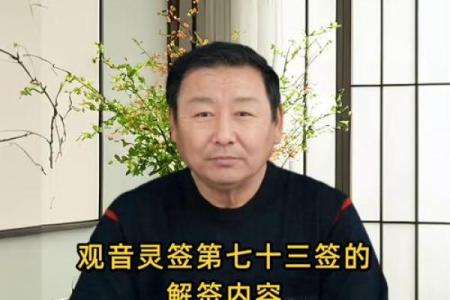 观音灵签73事业
