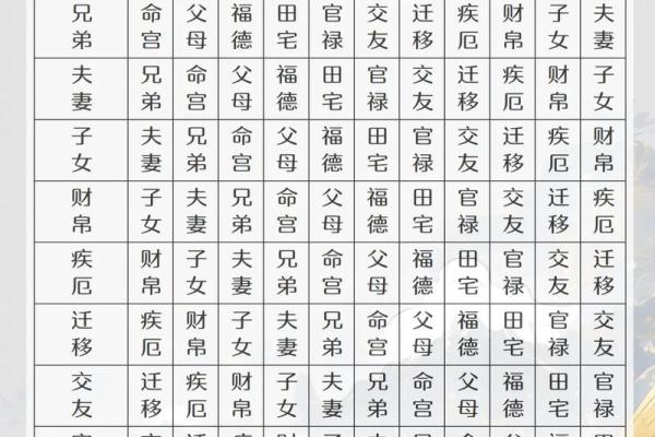紫薇斗数男命看哪些宫