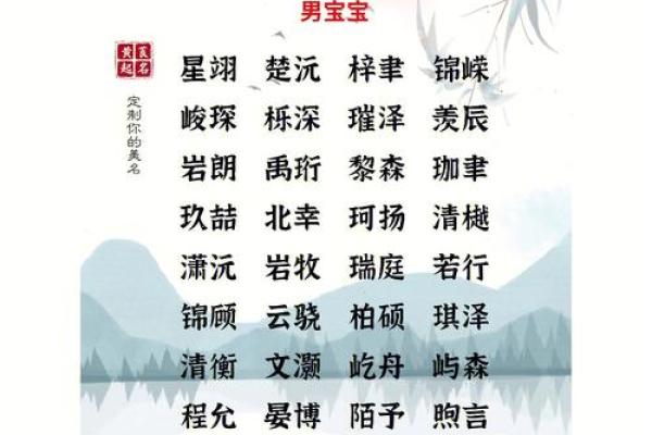 宝宝八字起名大全，猪宝宝最合适的名字推荐