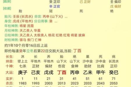 八字命格推理算命