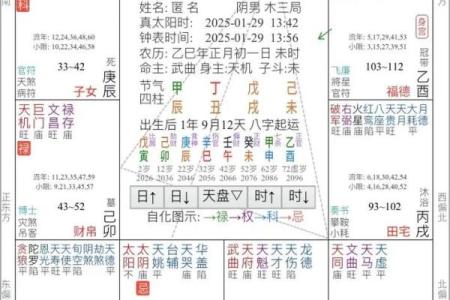 紫微斗数与八字