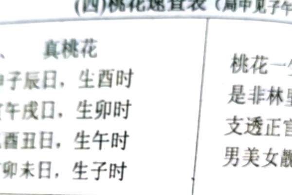 八字里桃花