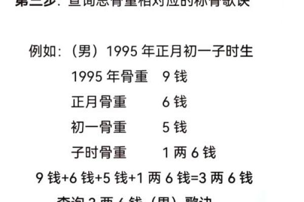 最新称骨算命在线算