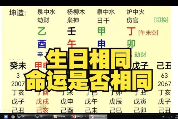 八字一样寿命一样吗 八字同寿