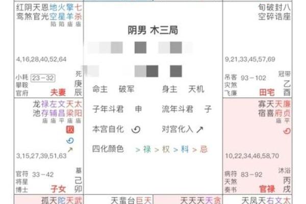 紫薇命盘看红鸾天喜,命宫红鸾天喜