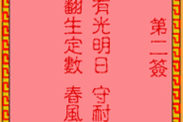 吕祖灵签1签解签
