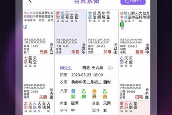 紫薇斗数手机排版