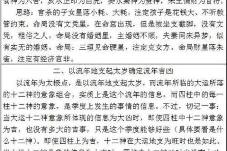 紫微斗数之流星的看法，流年岁前十二神吉凶断：官符
