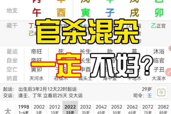 八字官杀混杂