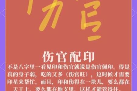八字伤官配印的命理分析