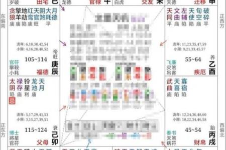 紫微斗数之六条主线