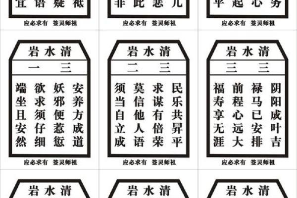 祖师灵签31