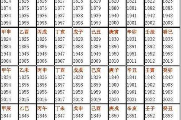 查生辰八字对照