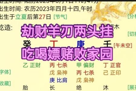 八字羊刃吉凶断