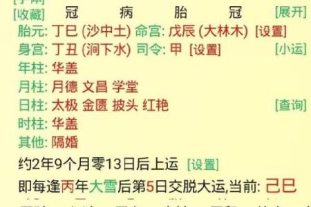 八字大运正财是什么意思
