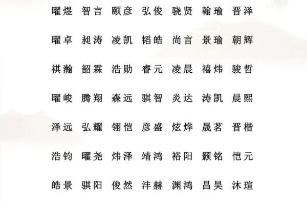 起名字生辰八字