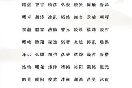起名字生辰八字