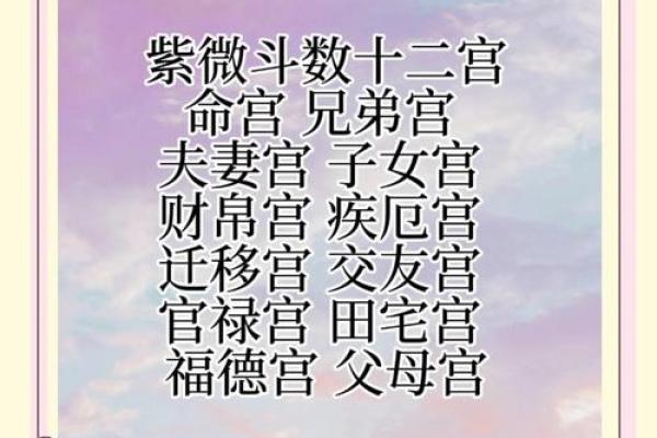 紫薇斗数命宫算法