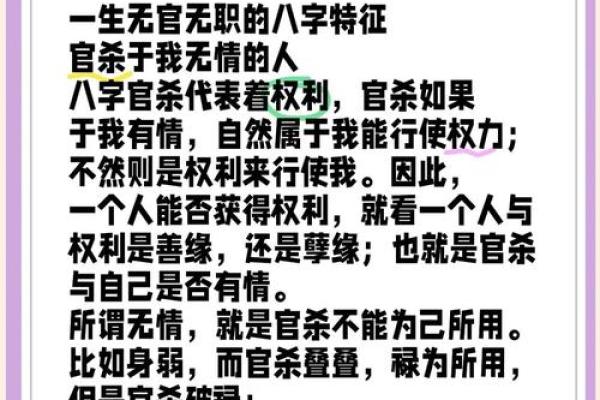 当大官的八字