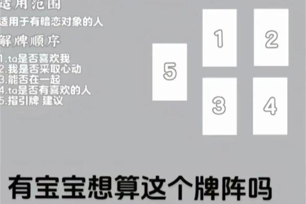 塔罗测试：有人暗恋你吗？