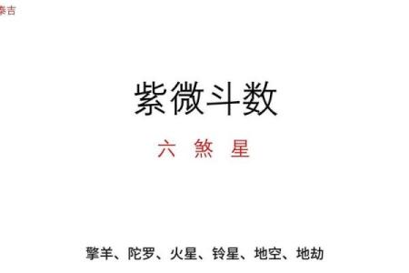 紫薇斗数煞星群聚