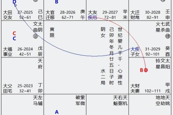 紫薇斗数明盘