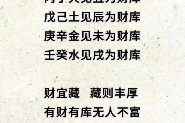 八字什么是财