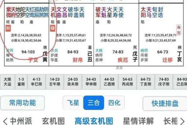 紫薇斗数各星相