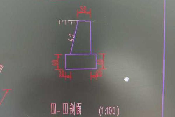 八字墙图片