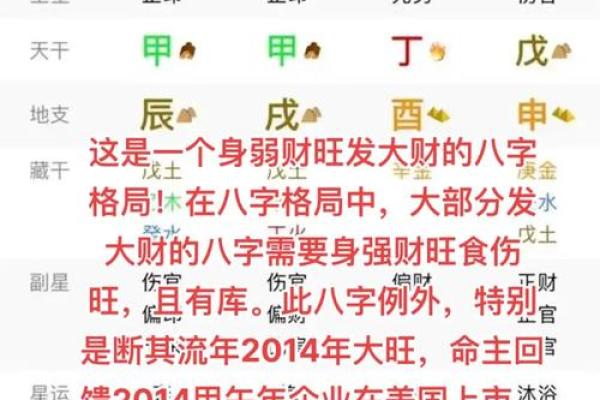 发大财的八字