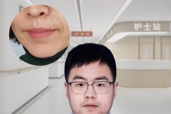 鼻子两侧八字纹图片