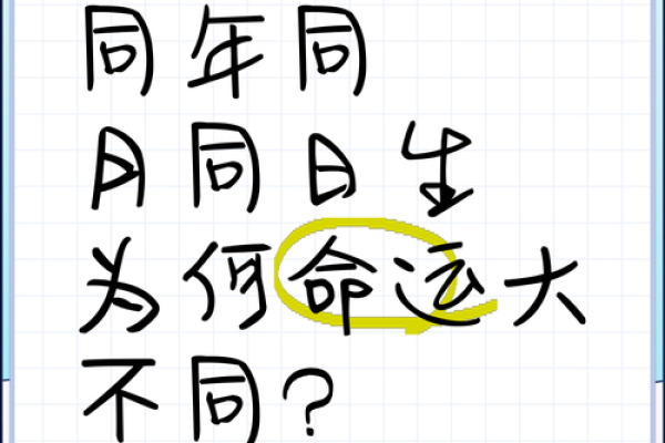 为什么双胞胎生辰八字相同，命运为什么不同？