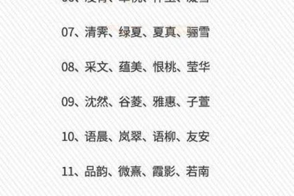 生辰八字名字取名大全