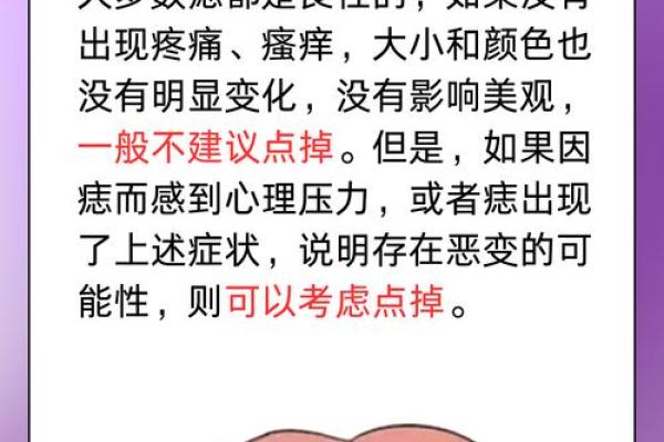 嘴唇痣面相算命图解