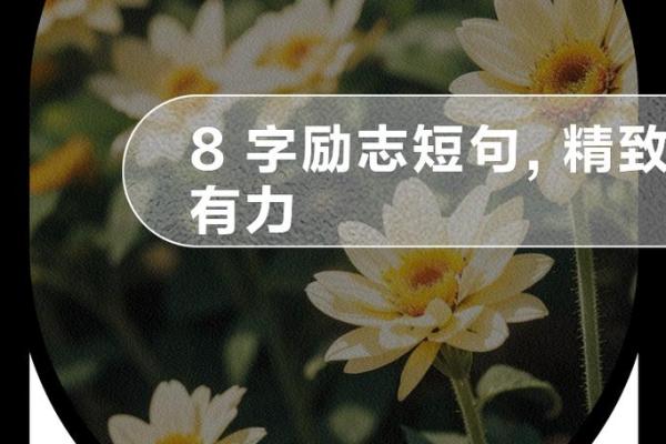 八字励志