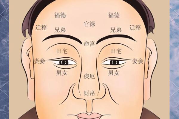 面相算命图解十二宫之：田宅宫