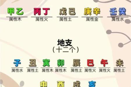 八字阴阳对照表，天干阴阳五行表